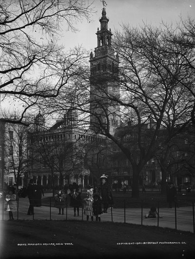 Madison Square, New York, um 1901 von Detroit Publishing Co.